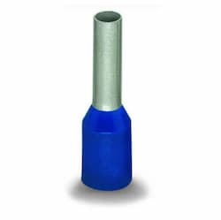 Insulated Ferrule Sleeve, 0.39-in, 2.5 mm/ 14 AWG, Blue