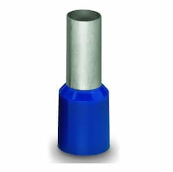 Insulated Ferrule Sleeve, 0.91-in, 16 mm/ 6 AWG, Blue