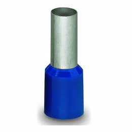 Insulated Ferrule Sleeve, 0.91-in, 16 mm/ 6 AWG, Blue