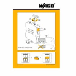 Operating Instructions Sticker for High-Current Terminal Blocks