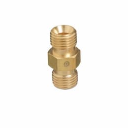 Western Brass Male/Male Oxygen Hose Coupler