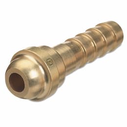 Western 9/16" Brass Barbed Hose Nipples