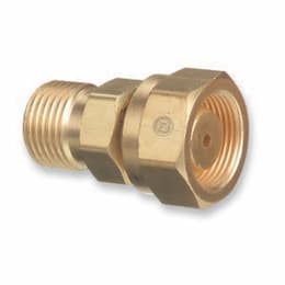 Western CGA-520 "B" Brass Cylinder Adaptor