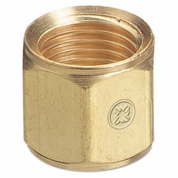 Western Hex Shaped FemaleBrass Oxygen Hose Nuts