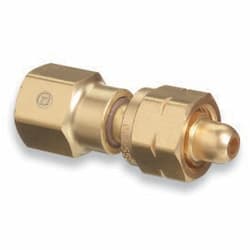 Western CGA-555 Brass Cylinder Adaptor