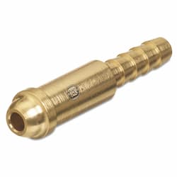 3/8-in Brass Barb Inert Arc Nipple