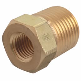 0.968 in Brass Female/Male Pipe Thread Bushing