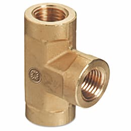 Western 1/4 in (NPT) 3-Way Female Pipe Thread Tee Connector