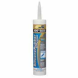 Premium 100&#37; RTV Silicone Sealants, 10 oz Cartridge, Clear