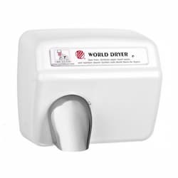 2300W Automatic Model XA Hand Dryer, 115V, Stamped Steel, White