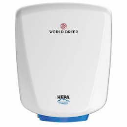 950W/1150W VERDEdri High Speed Hand Dryer, Aluminum, 120V-277V, White