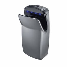 1000W Vmax V2 High Impact ABS Vertical Hand Dryer, 110V-120V, Silver