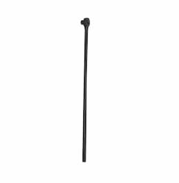 42-in Long Handle Ratchet w/ .75-in Drive, Black