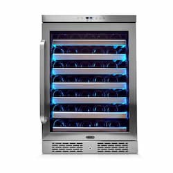 85W Wine Refrigerator w/ Touch Controls & Lock, 54-Bottle, 115V