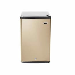 Whynter 75W Upright Freezer w/ Lock, 115V, Stainless Steel & Rose Gold 