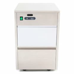 44-lb Capacity Built-in/Freestanding Ice Maker, Stainless Steel