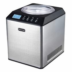 180W 2.1-qt Ice Cream Maker, 110V-120V, Stainless Steel, Black