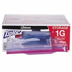 Ziploc 1 Gal. Double Ziploc Bags, Plastic