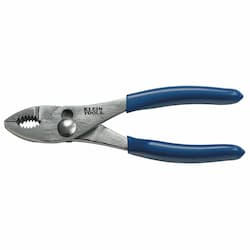 Klein Tools 6'' Alloy Steel Slip Joint Pliers with Plastic Dipped Handle