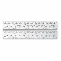 12" Flexible Spring-Tempered Steel Measurement Rule