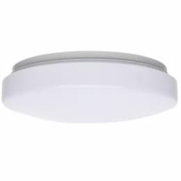 16W LED Flush Fixture w/ Acrylic Lens, 1200lm, 120-277V, Selectable CCT