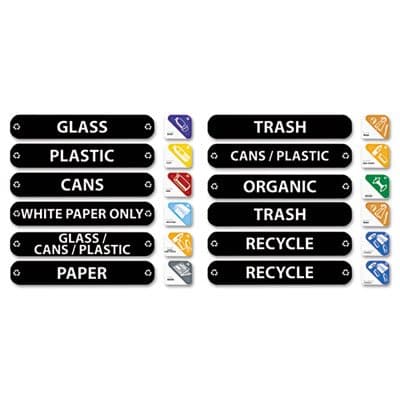 Rubbermaid Recycle Label Kit