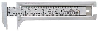 General Tools 3" Pocket Caliper Stainless Steel