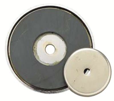 General Tools 3 /14'' Shallow Pot Ceramic Magnet