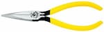 Klein Tools 6'' Standard Long Nose Pliers with Steel Body and Plastic Dipped Handle