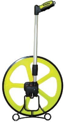 19" Pistol Grip Measuring Wheel Hi Viz Green