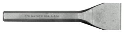 Mayhew 7 1/2'' Alloy Steel Mason's Chisel with Beveled Tip