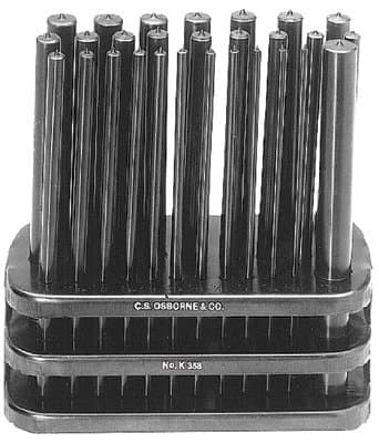 C.S. Osborne 28 Piece Punch Set