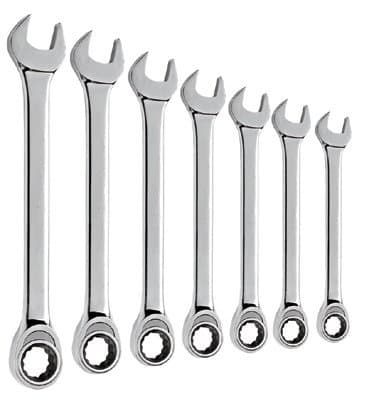 Blackhawk 7 Piece High Access Ratcheting Wrench Set