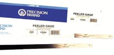 Precision 1/2"X12" .0015 Flat Length Steel Feeler Gauge