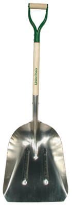 Union Tools 18[3/4]"Aluminum Western Scoop Shovel D-Grip Handle