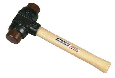 Vaughan 4[1/2] lb Rawhide Cast Iron Split Head Hammer