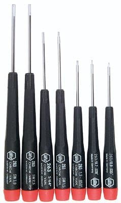 Wiha 7 Piece Hex Precision Screwdriver Set