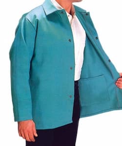 Anchor 3X-Large Visual Green Cotton Sateen Jacket