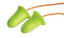 AO Safety Yellow Corded EarSoft FX Corded Shaped Earplug