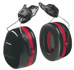 Black/Red Peltor Dual Cup Optime 105 Earmuffs