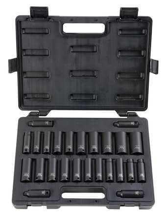 Blackhawk 14 Piece 1/2" Drive Deep Impact Socket Set