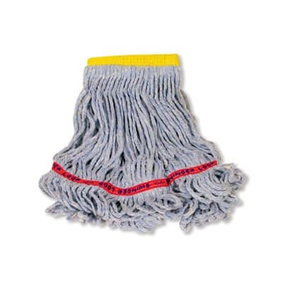Rubbermaid Blue, Small Cotton/Synthetic Swinger Loop Wet Mop Heads