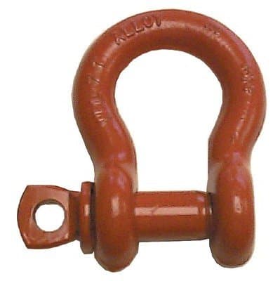 Columbus McKinnon 3/8 Painted Screw Pin Anchor Shackle