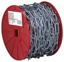 Polycoated Straight Link Coil Chains