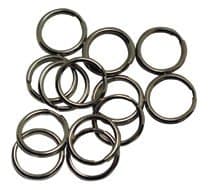 C.H. Hanson Pack of 100 3/4'' Diameter Split Metal Key Rings