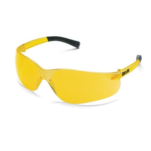 Crews BearKat Amber Polycarbonate Protective Glasses