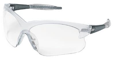 Crews Smoke Frame Clear Lens Deuce Safety Glasses