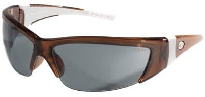 Crews Translucent Brown ForceFlex Protective Eyewear