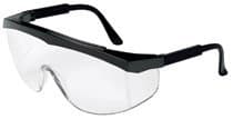 Crews Stratos Spectacles Black Frame Clear Lens