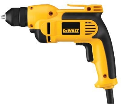 Dewalt Heavy-Duty VSR Drill With Metal Keyless Chuck